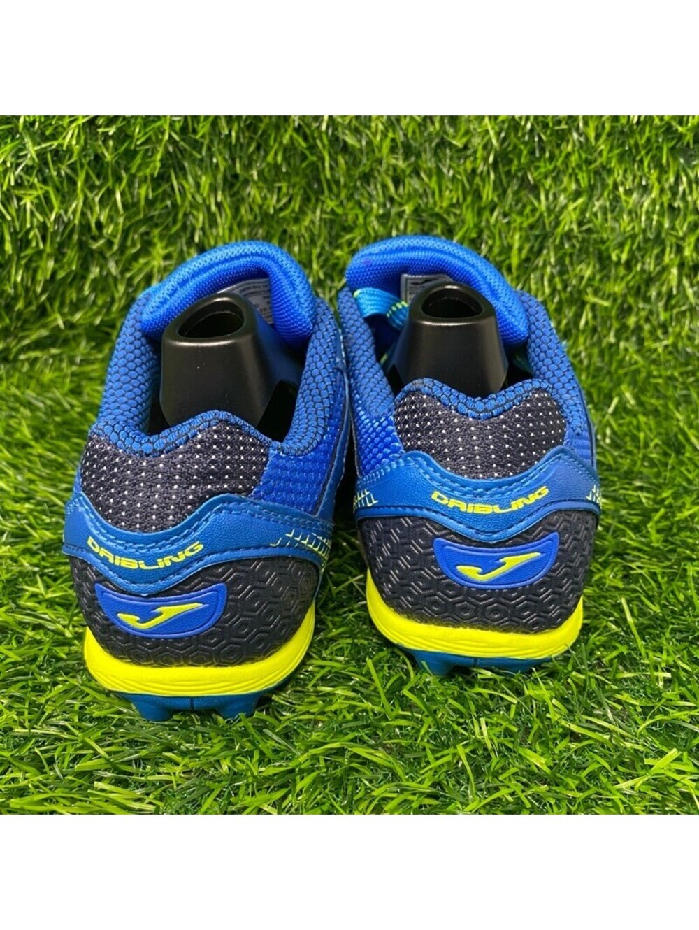 Joma Dribling Turf Soccer Shoes Driw.804.Tf Men's Usa 7 Eu 40 Blue Yellow 2230 View 4